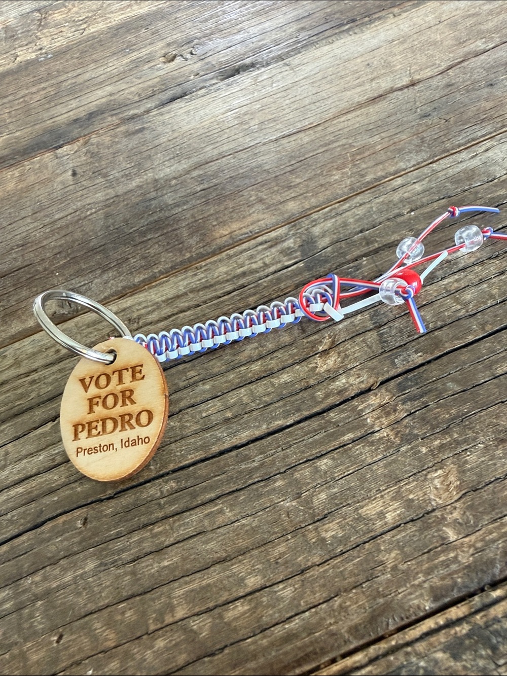 Vote for Pedro Keychain Phone Charm Napoleon Dynamite